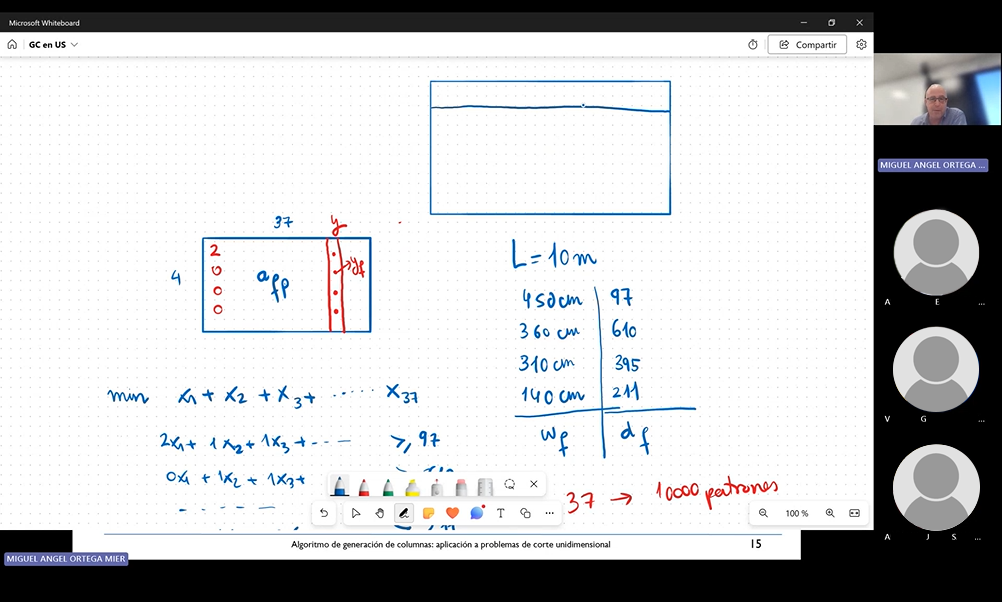 Algoritmo de Generación de Columnas Seminar