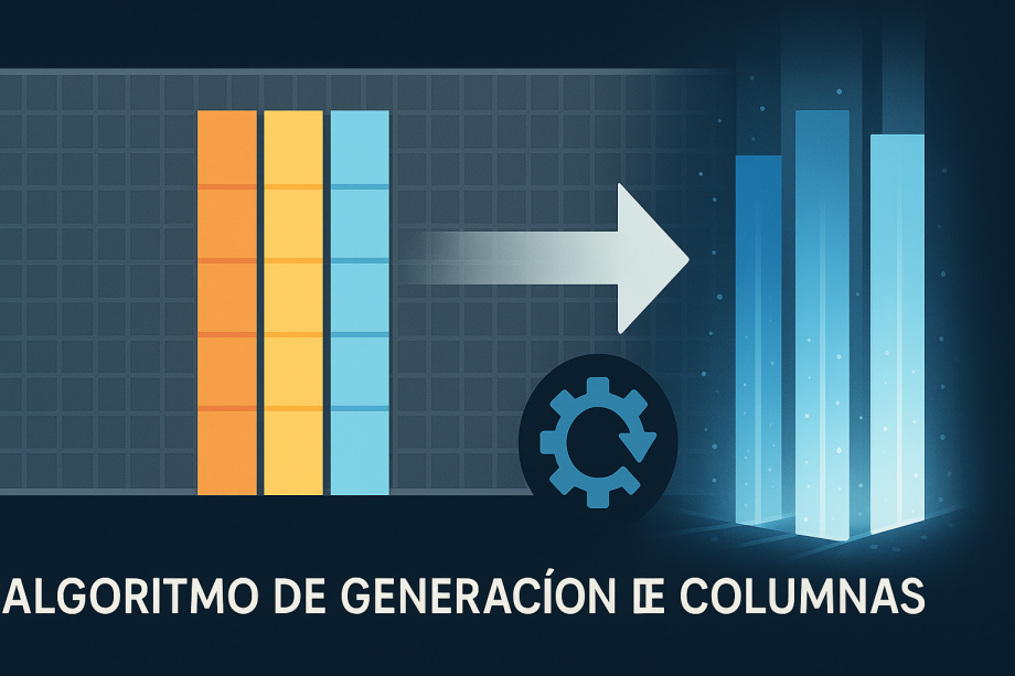 Próximo seminario técnico sobre generación de columnas: Optimización a gran escala aplicada a la industria