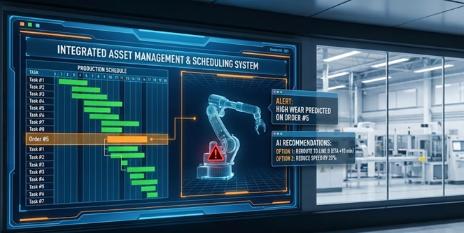 Synergy in Industry 4.0: Adopting a Common Language for Asset Management and Scheduling